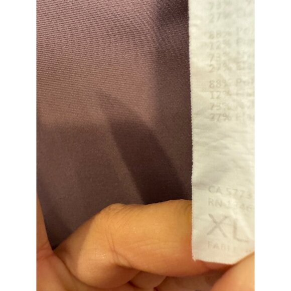 Fabletics High-Waisted Powerhold Leggings Womens XL Mauve Stretchy Pocket - Picture 4 of 5